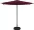 vidaXL Gartenschirm mit Fuß 270x270cm Polyester, rechteckig