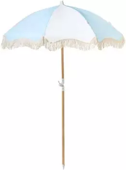 Beliani Mondello Gartenschirm ⌀155cm hellblau