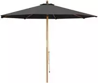 vidaXL Gartensonnenschirm &Oslash; 300 x 248 cm Massives Eukalyptus Holz