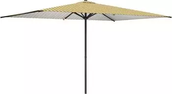 vidaXL Rechteckiger Gartenschirm 200x300cm Polyester gelb (42036174)