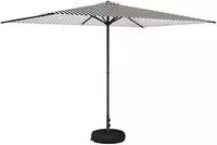 vidaXL Garten-Schirm mit Fu&szlig; Rechteckig 2 x 3 m Polyester