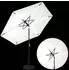 vidaXL Gartenschirm mit LED-Lichtern 270x270cm Polyester