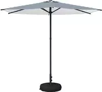 vidaXL Garten-Schirm mit Fu&szlig; Rechteckig 2,7 x 2,7 m Polyester