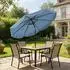 Outsunny Sonnenschirm Ø265cm rund, 3-fache Neigung, himmelblau (84D-471V00BU)