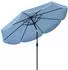 Outsunny Sonnenschirm Ø265cm rund, 3-fache Neigung, himmelblau (84D-471V00BU)