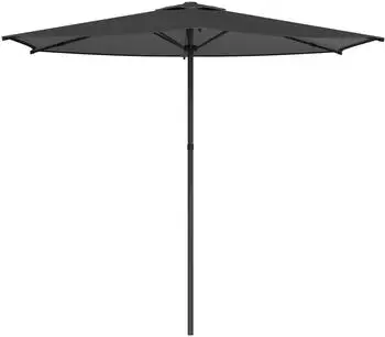 vidaXL Gartensonnenschirm rechteckig 270x270cm Polyester anthrazit (42036188)