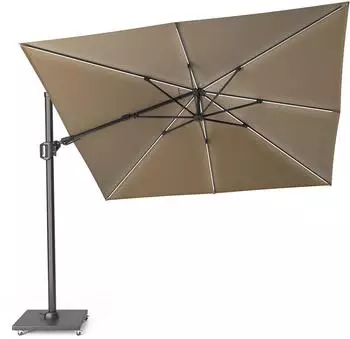 Pacific Lifestyle Challenger T2 Glow Ampelschirm 300x300cm, taupe (T2 Glow)
