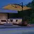 Pacific Lifestyle Challenger T2 Glow Ampelschirm 300x300cm, taupe (T2 Glow)