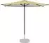 vidaXL Gartensonnenschirm 270x270cm Polyester, rechteckig, gelb (42036192)