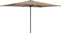 vidaXL Gartensonnenschirm Rechteckig 2 x 3 m Polyester Taupe