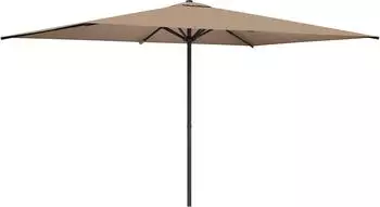vidaXL Rechteckiger Gartensonnenschirm 200x300cm Polyester, taupe (42036169)