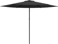 vidaXL Gartensonnenschirm Rechteckig 3 x 3 m Polyester Anthrazit