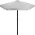 Bestlivings Sonnenschirm Aluminium mit Kurbel, ⌀300cm, 100% Polyester