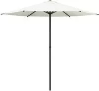 vidaXL Gartensonnenschirm Rechteckig 2,3 x 2,3 m Polyester Creme