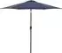 casa.pro Altino Sonnenschirm mit Knickgelenk, Polyester, navyblau, Ø270cm