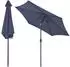 casa.pro Altino Sonnenschirm mit Knickgelenk, Polyester, navyblau, Ø270cm