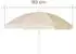 Roba Sonnenschirm-Set mit Metallgestell, beige/grau (456023GA)