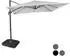 VONROC Pisogne Sonnenschirm freistehend 300x300cm, 360° drehbar, neigbar (GP506XX_BEIGE_C2)