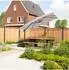 VONROC Pisogne Sonnenschirm freistehend 300x300cm, 360° drehbar, neigbar (GP506XX_BEIGE_C2)