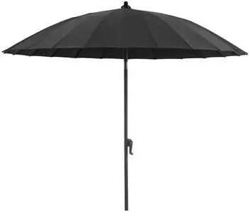 Brafab Shanghai Sonnenschirm neigbar, Aluminium/Polyester, grau, Ø 270cm