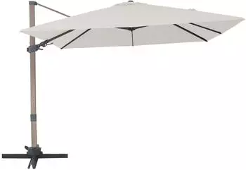 AXI Alina Ampelschirm quadratisch 300x300cm, Eichenoptik/beige (A100.333.42)