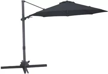 AXI Solis Ampelschirm rund Ø 300cm, anthrazit/grau (A100.303.55)