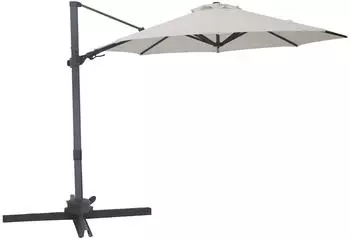 AXI Solis Ampelschirm rund Ø 300cm, anthrazit/beige (A100.303.52)