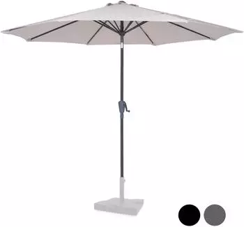 VONROC Recanati Sonnenschirm rund &Oslash;300cm, beige (GP503XX_BEIGE)