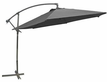 Linder Exclusiv Ampelschirm Alu Ø3m mit Kurbel, steingrau (MC2010)