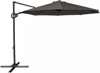 AXI Solea Ampelschirm rund Ø 300cm, anthrazit/taupe (A100.403.53)