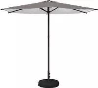 vidaXL Garten-Schirm mit Fu&szlig; Rechteckig 2,7 x 2,7 m Polyester