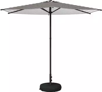 vidaXL Garten-Schirm mit Fu&szlig;, rechteckig, 270x270cm, Polyester (42036229)