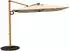 LuxusKollektion Ampelschirm 300cm quadratisch, champagner, UV50+, 360° drehbar
