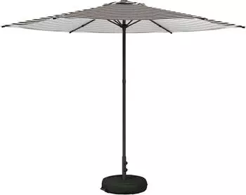 vidaXL Gartenschirm mit Fuß 230x230cm, Polyester, rechteckig (42036220)