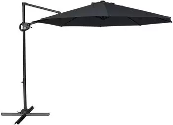 AXI Solea Ampelschirm rund Ø300cm, anthrazit/grau, UPF 30+ (A100.403.55)