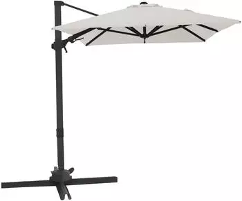 AXI Nyra Ampelschirm rechteckig 200x300cm, anthrazit/beige (A100.323.52)
