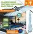 Kesser Holly Ampelschirm Ø350cm LED Solar, hellblau