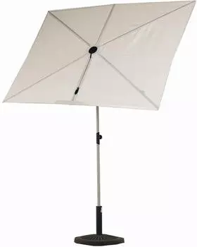 LuxusKollektion Balkon-Sonnenschirm rechteckig 183x134cm beige UV-Schutz 50+