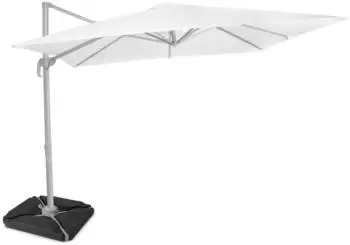VONROC Pisogne Sonnenschirm freistehend, neigbar, 300x300cm, weiß (GP506XX_WHITE_C2)