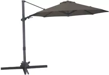 AXI Solis Ampelschirm rund Ø 300cm anthrazit/taupe (A100.303.53)