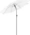Fare Sonnenschirm Ø200cm UPF 50+ weiß, Titan-Finish, knickbar (8205)