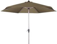 Sonnenschirm / Kurbelschirm 'active Auto Tilt 320', &Oslash; 320 Cm, Greige, Bezug Aus 100%