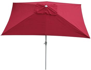 Mendler N23 Sonnenschirm 200 x 300 cm bordeaux