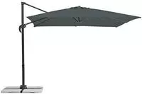 Schneider Schirme Schneider Ampelschirm Rhodos Junior 270 cm x 270 cm Anthrazit mit