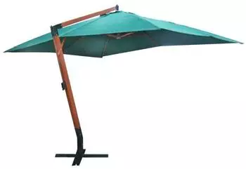 vidaXL Ampelschirm Holz-Mast 400 x 300 cm (40079)