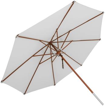 anndora mit Winddach 4 m rund silbergrau