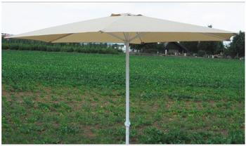 DEMA Marktschirm Sonnenschirm 300 cm beige Kurbel