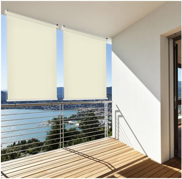 Home & Garden Sonnenschutz Aussenrollo Sichtschutz Balkon creme 180x230cm 302660414-VH