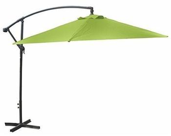 Linder Exclusiv Alu Kurbelschirm 3 m mit Standfuß lime-grün (MC2005LG)