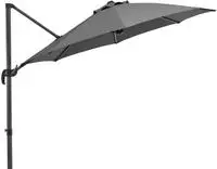Schneider - Ampelschirm Rhodos Blacklight Anthrazit &Oslash; 300 Cm Ampelschirm